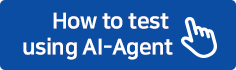 How to test using AI-Agent